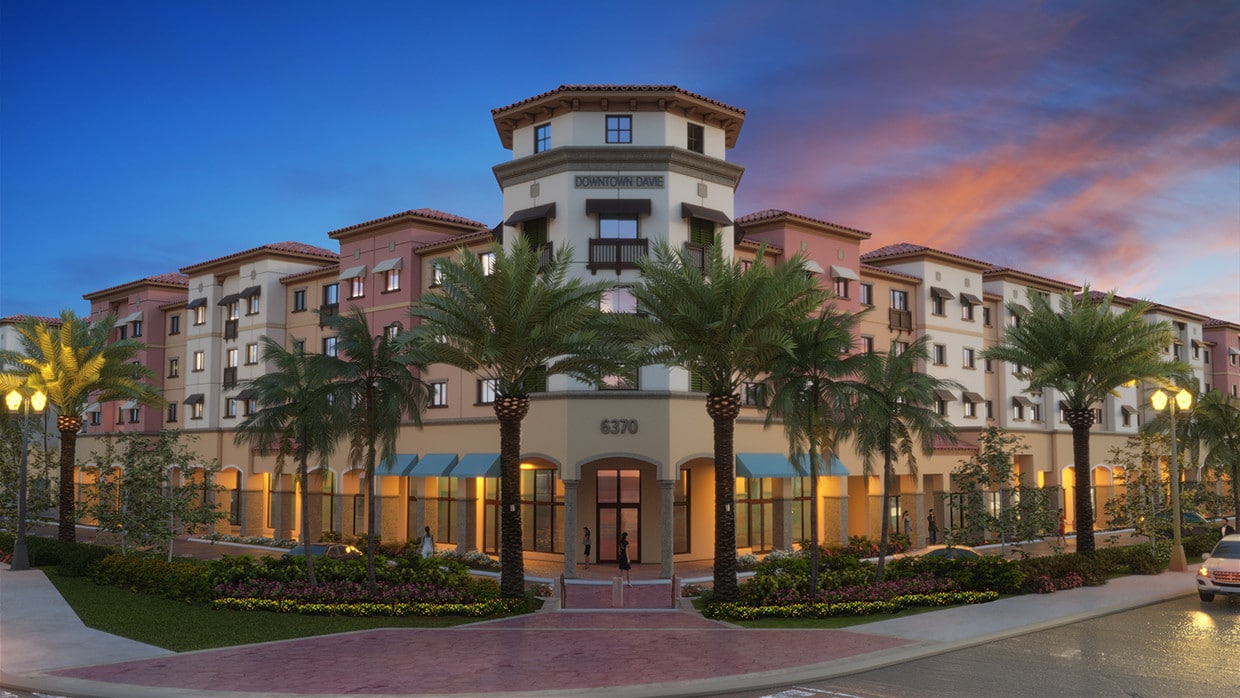 Downtown Davie Florida, home to Nova Southeastern University, Peace Behavioral Health Psychiatry and Psychology services, and a vibrant downtown